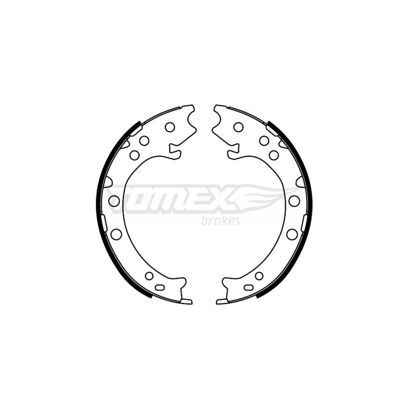 TOMEX Brakes TX 22-52 Sada brzdových čeľustí pre