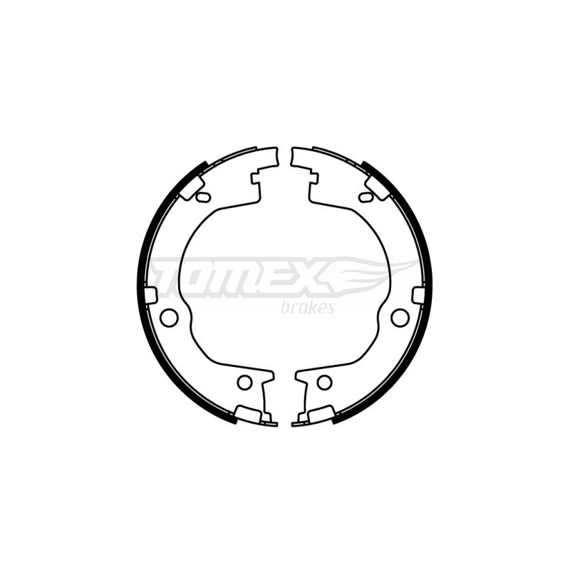 TOMEX Brakes TX 22-55 Sada brzdových čelistí pro