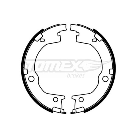 TOMEX Brakes TX 22-55 Brake Shoe Set for