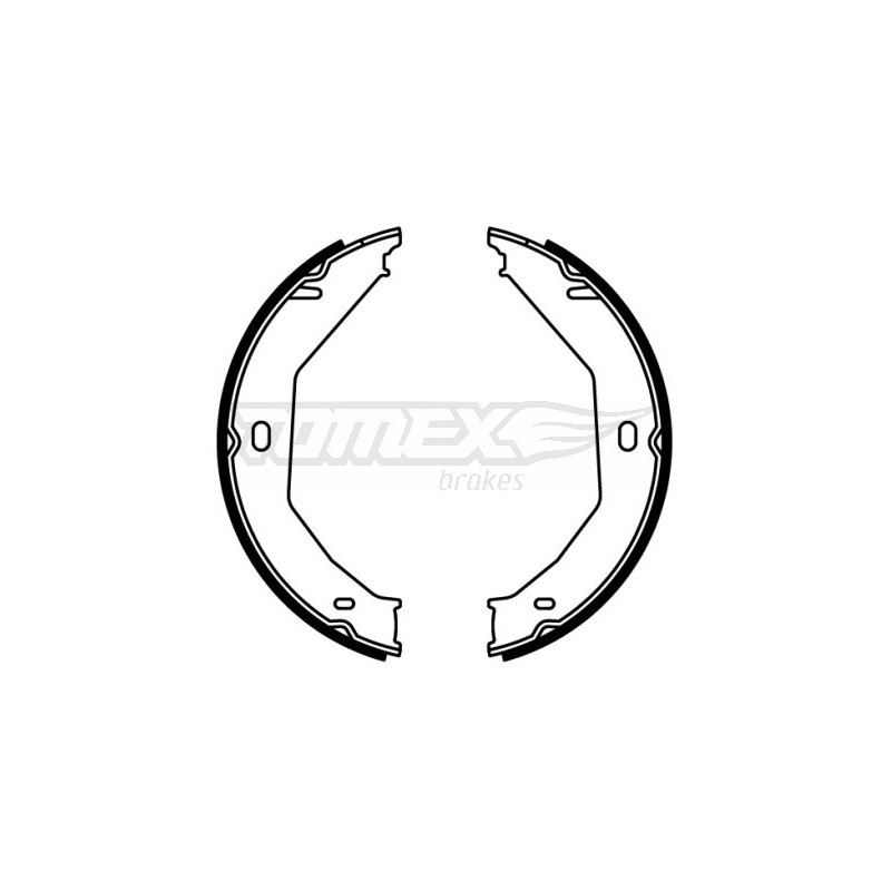 TOMEX Brakes TX 22-58 Jeu de mâchoires de frein pour