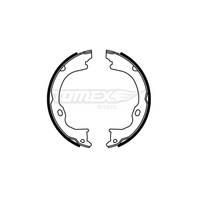 TOMEX Brakes TX 22-61 Zestaw szczęk hamulcowych dla
