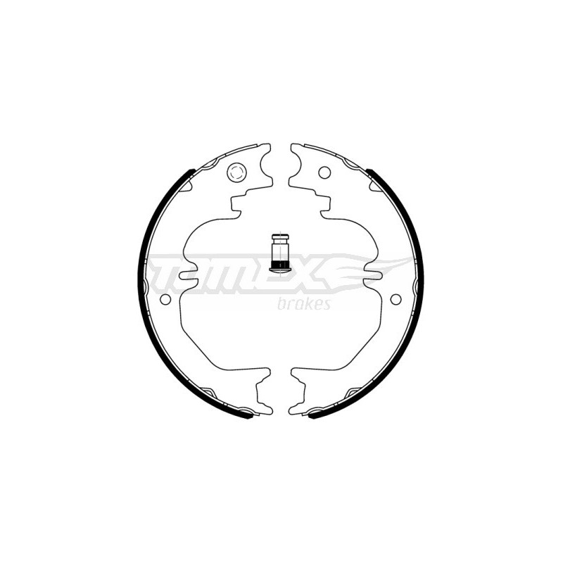 TOMEX Brakes TX 22-64 Bremsbackensatz für