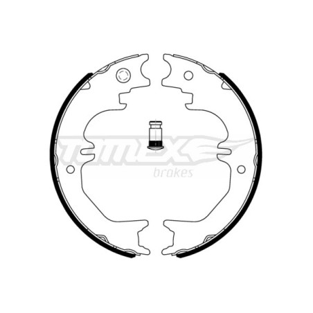 TOMEX Brakes TX 22-64 Sada brzdových čeľustí pre