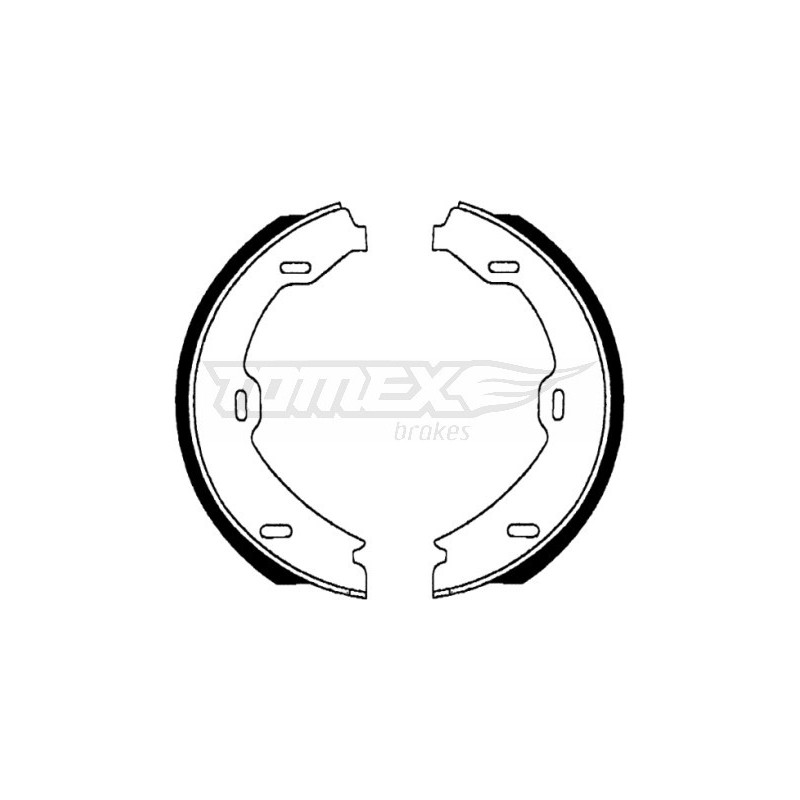 TOMEX Brakes TX 22-69 Sada brzdových čelistí pro