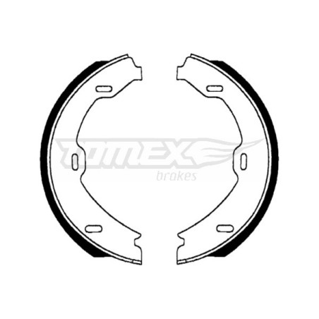 TOMEX Brakes TX 22-69 Brake Shoe Set for