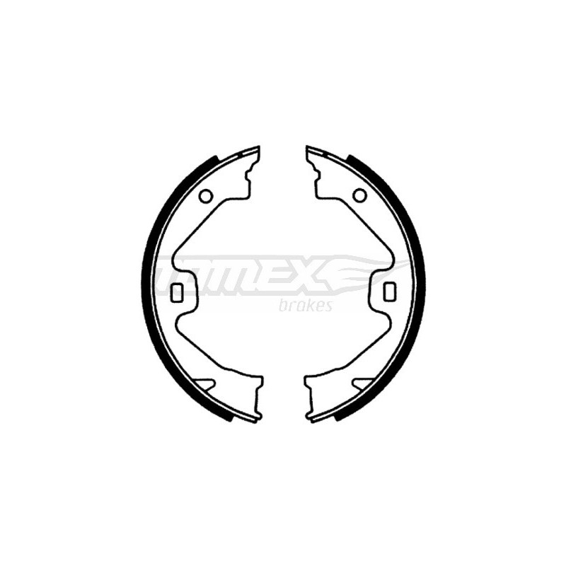 TOMEX Brakes TX 22-70 Sada brzdových čelistí pro