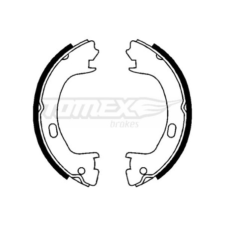 TOMEX Brakes TX 22-71 Sada brzdových čeľustí pre