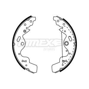 TOMEX Brakes TX 22-75 Sada brzdových čeľustí pre
