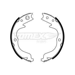TOMEX Brakes TX 22-81 Sada brzdových čeľustí pre