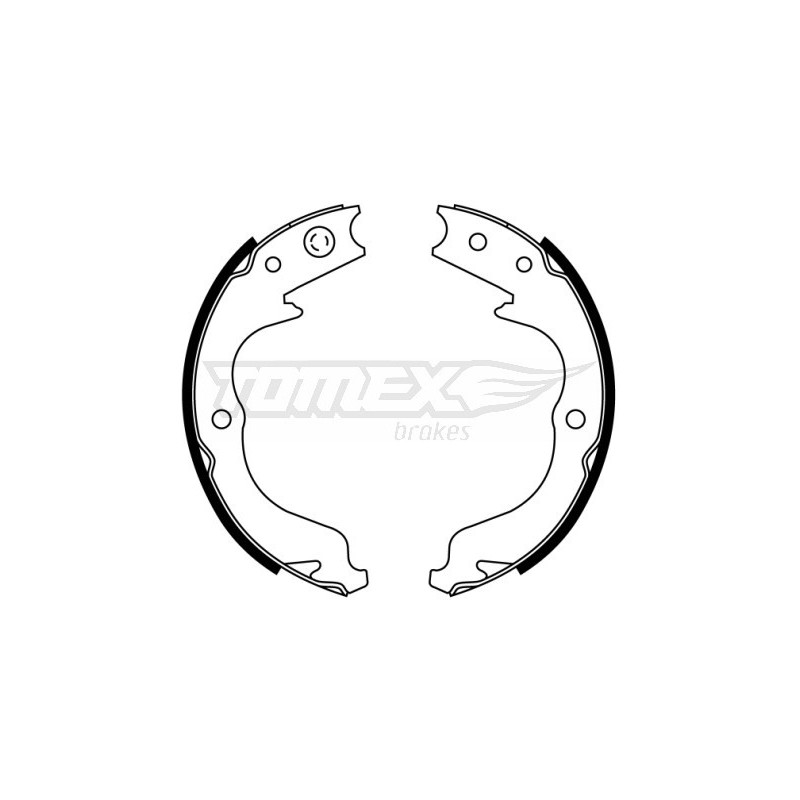 TOMEX Brakes TX 22-81 Sada brzdových čelistí pro