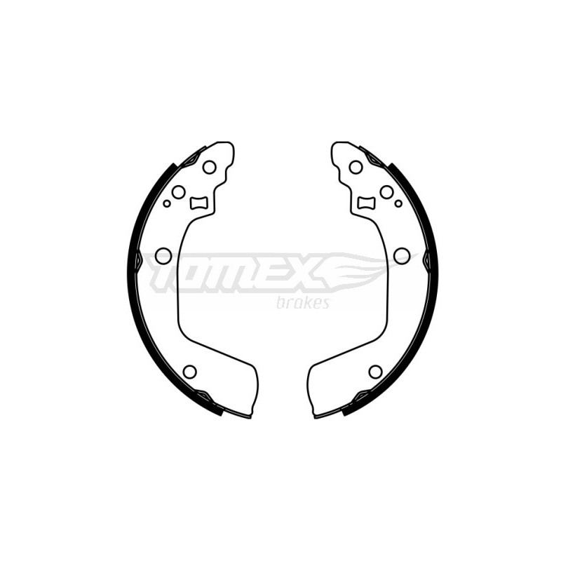 TOMEX Brakes TX 22-94 Brake Shoe Set for