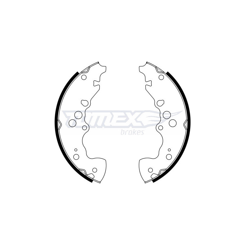 TOMEX Brakes TX 22-95 Bremsbackensatz für