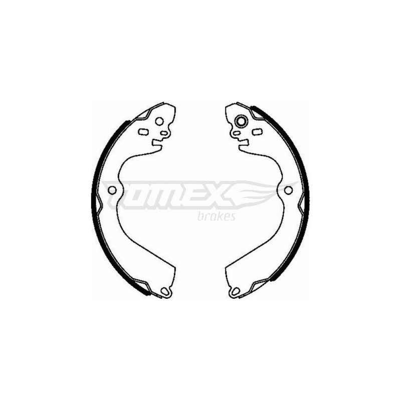 TOMEX Brakes TX 23-07 Sada brzdových čelistí pro