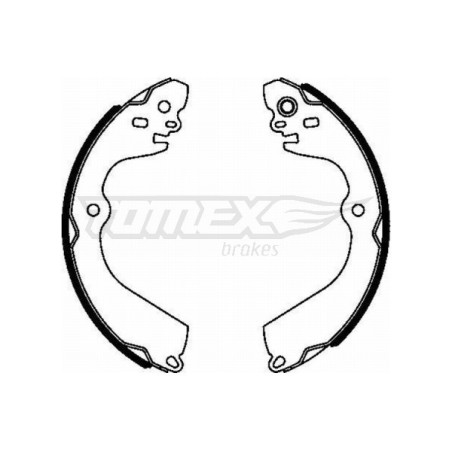 TOMEX Brakes TX 23-07 Sada brzdových čeľustí pre