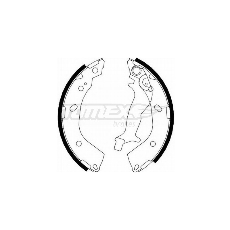 TOMEX Brakes TX 23-10 Sada brzdových čelistí pro