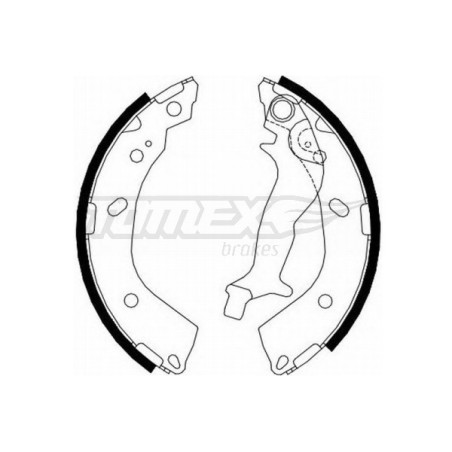 TOMEX Brakes TX 23-10 Zestaw szczęk hamulcowych dla