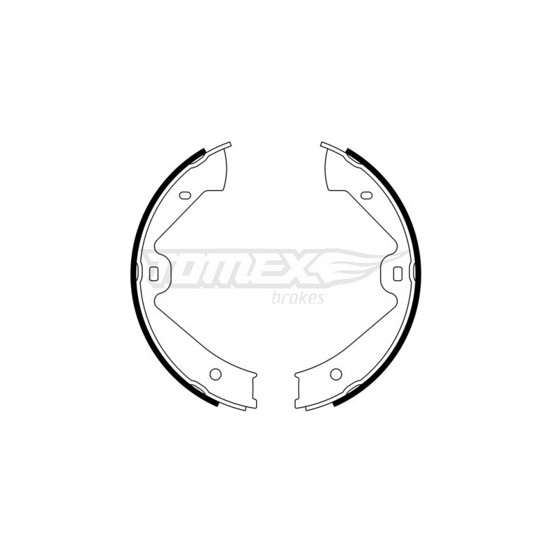 TOMEX Brakes TX 23-11 Sada brzdových čeľustí pre