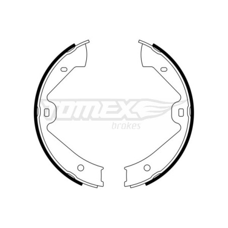 TOMEX Brakes TX 23-11 Brake Shoe Set for