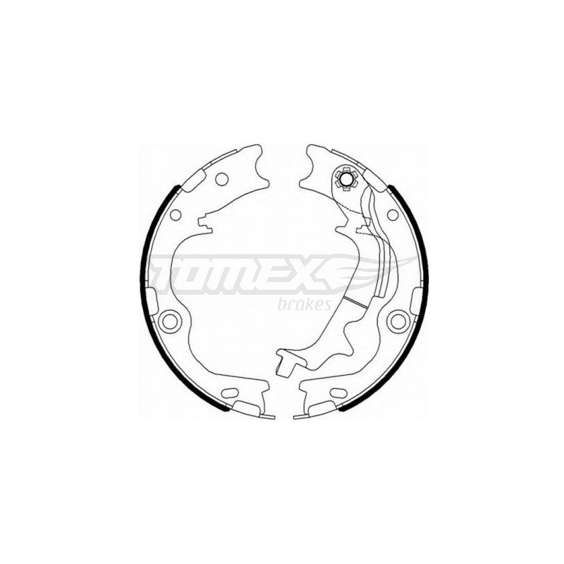 TOMEX Brakes TX 23-12 Bremsbackensatz für