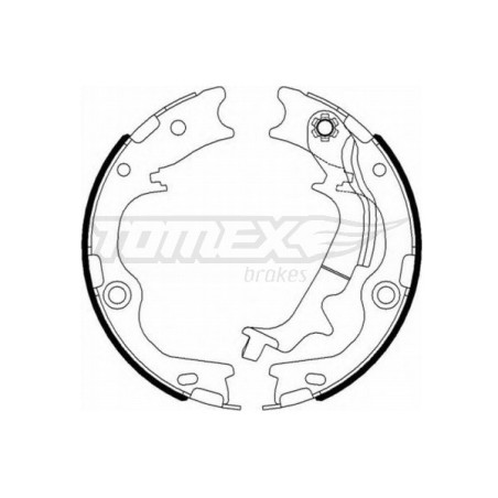 TOMEX Brakes TX 23-12 Bremsbackensatz für