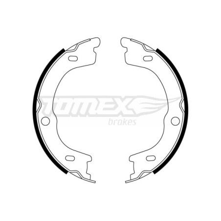 TOMEX Brakes TX 23-13 Zestaw szczęk hamulcowych dla