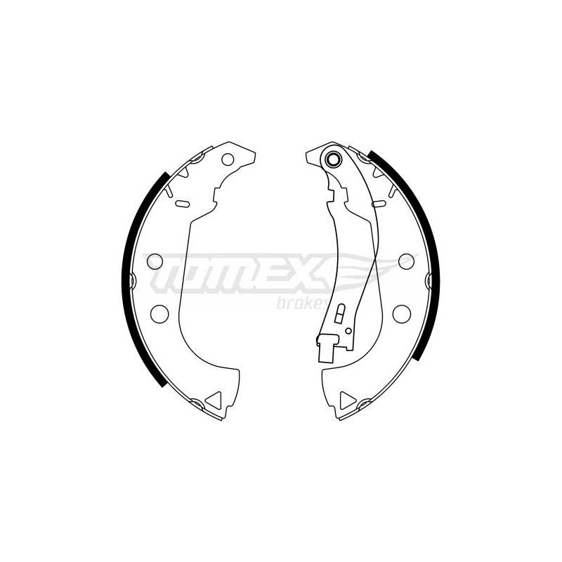 TOMEX Brakes TX 23-15 Sada brzdových čelistí pro