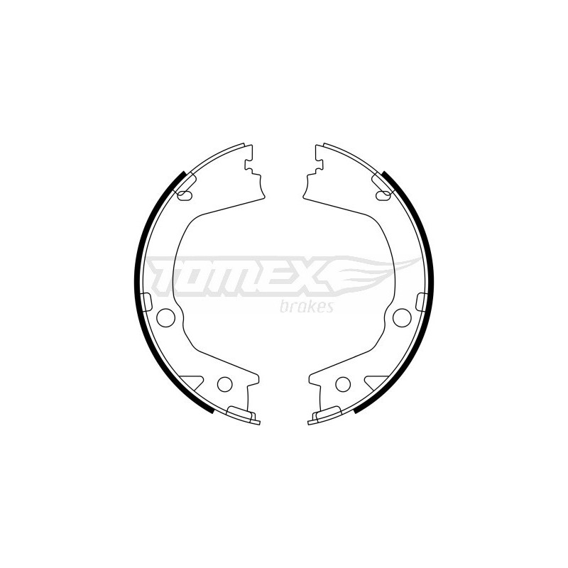 TOMEX Brakes TX 23-16 Jeu de mâchoires de frein pour