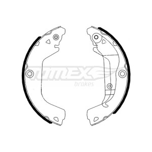 TOMEX Brakes TX 23-20 Sada brzdových čeľustí pre