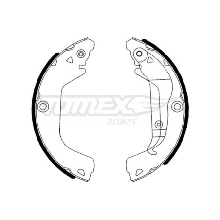 TOMEX Brakes TX 23-20 Jeu de mâchoires de frein pour