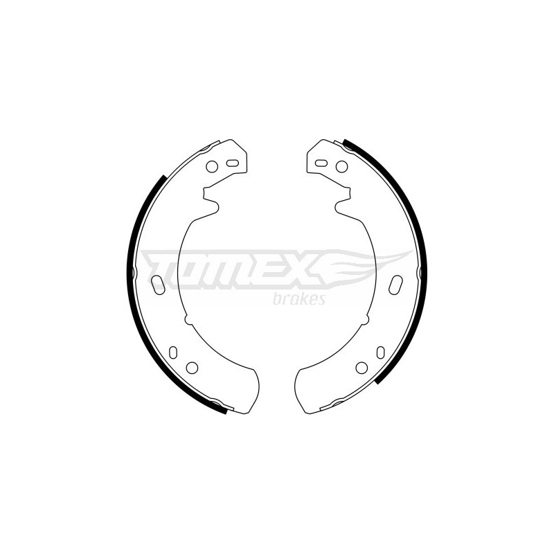 TOMEX Brakes TX 23-24 Brake Shoe Set for