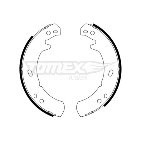 TOMEX Brakes TX 23-24 Bremsbackensatz für