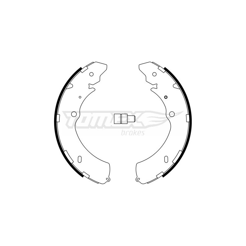 TOMEX Brakes TX 23-28 Brake Shoe Set for