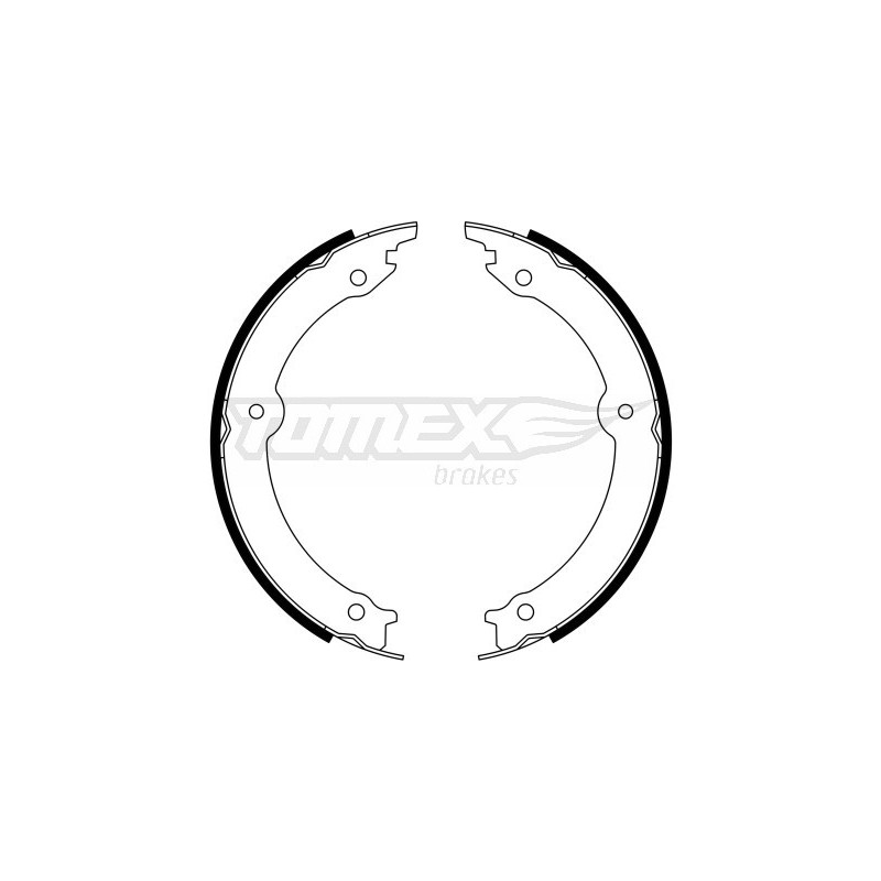 TOMEX Brakes TX 23-33 Jeu de mâchoires de frein pour
