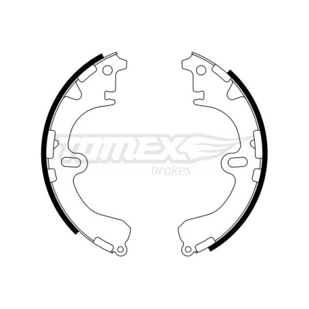 TOMEX Brakes TX 23-34 Brake Shoe Set for