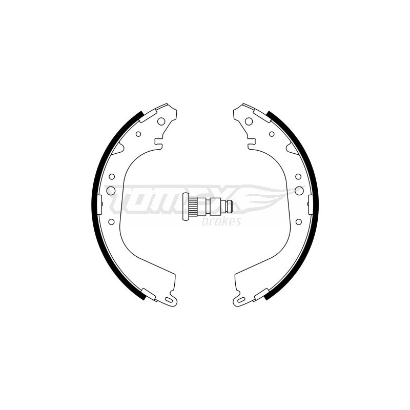 TOMEX Brakes TX 23-35 Zestaw szczęk hamulcowych dla