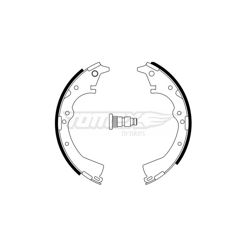 TOMEX Brakes TX 23-36 Sada brzdových čelistí pro