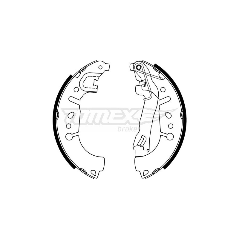TOMEX Brakes TX 23-37 Bremsbackensatz für