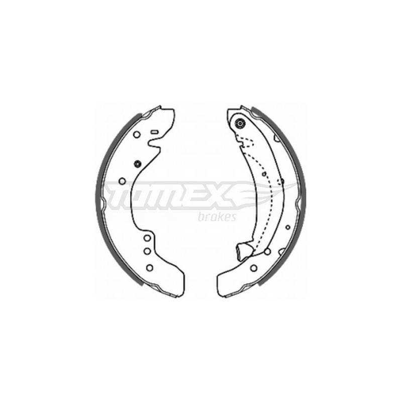 TOMEX Brakes TX 20-29 Sada brzdových čelistí pro
