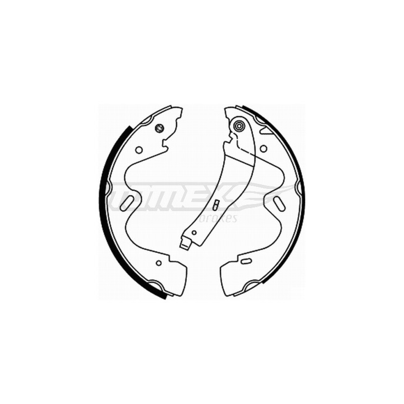 TOMEX Brakes TX 22-01 Bremsbackensatz für