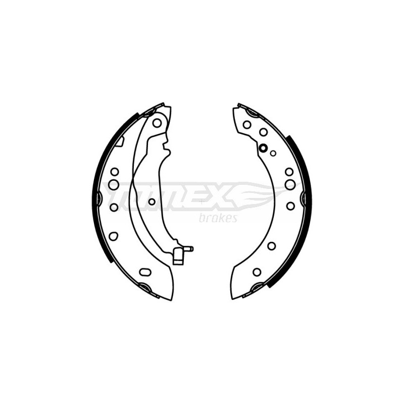 TOMEX Brakes TX 22-21 Bremsbackensatz für