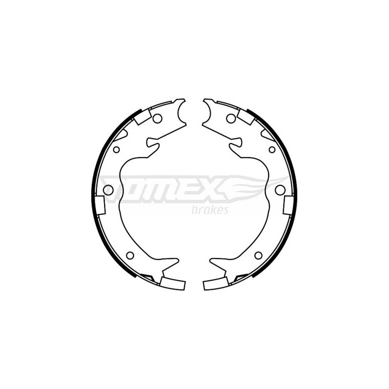 TOMEX Brakes TX 22-65 Bremsbackensatz für