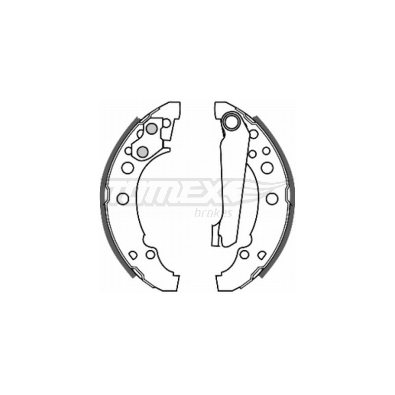 TOMEX Brakes TX 20-23 Sada brzdových čeľustí pre