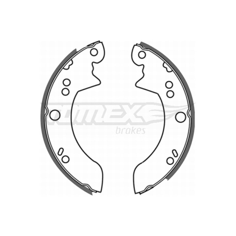 TOMEX Brakes TX 21-34 Sada brzdových čeľustí pre