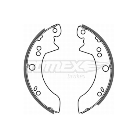TOMEX Brakes TX 21-34 Bremsbackensatz für