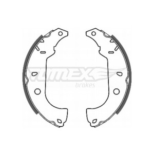 TOMEX Brakes TX 20-26 Brake Shoe Set for