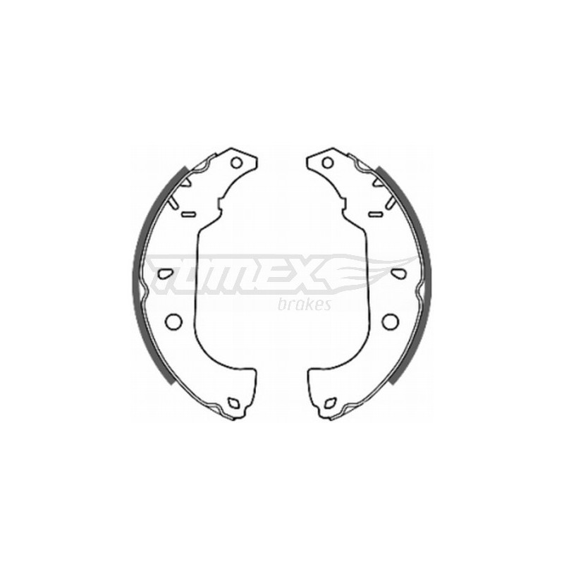 TOMEX Brakes TX 20-26 Bremsbackensatz für