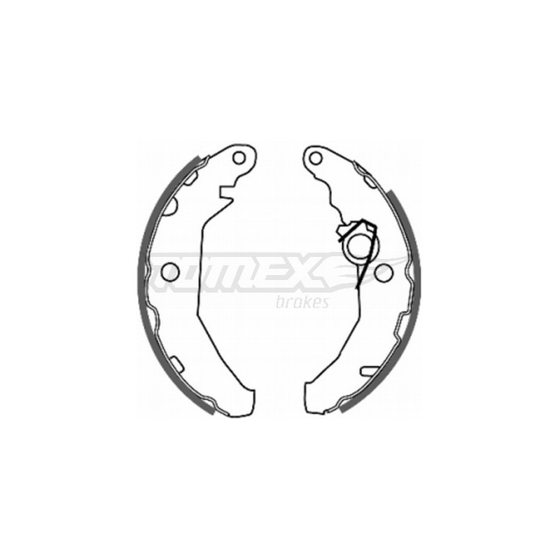 TOMEX Brakes TX 20-46 Sada brzdových čelistí pro