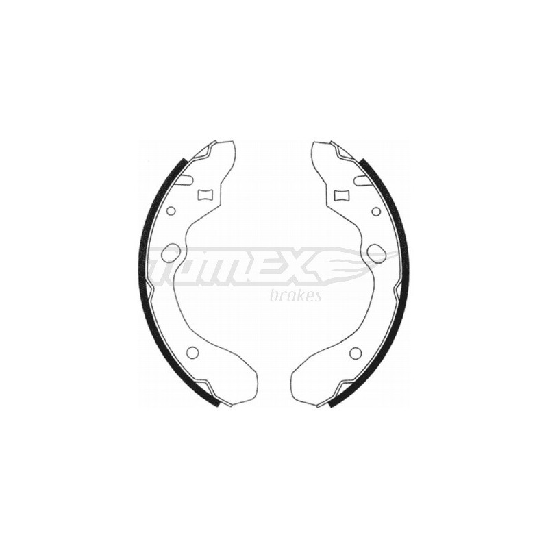 TOMEX Brakes TX 20-91 Sada brzdových čeľustí pre