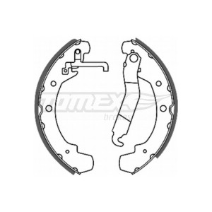 TOMEX Brakes TX 20-49 Zestaw szczęk hamulcowych dla