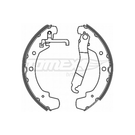 TOMEX Brakes TX 20-49 Sada brzdových čelistí pro
